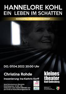 Plakat Theater Hannelore Kohl
