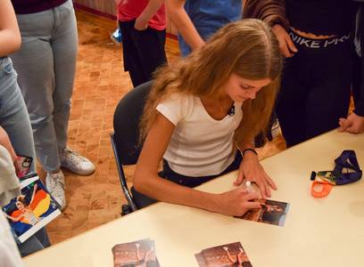 Autogrammstunde mit der Ausnahmesportlerin