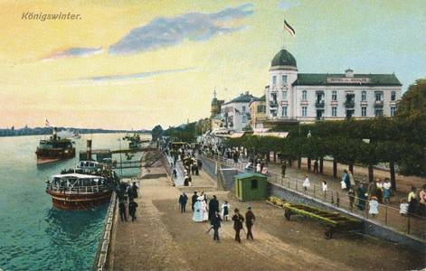 sgm stadtfuehrung koenigswinter historische ansichtskarte
