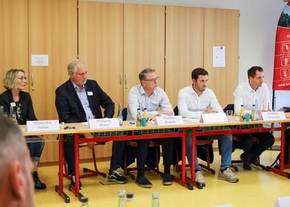 Teilnehmende des Fachgesprächs, u.a. von OGS, Rhein-Sieg-Kreis und der Politik