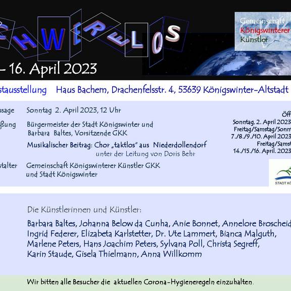 AusstellungSchwerelosFlyer