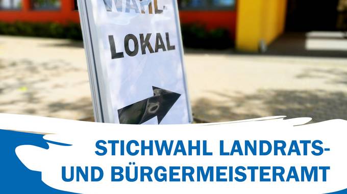 Schild Wahllokal