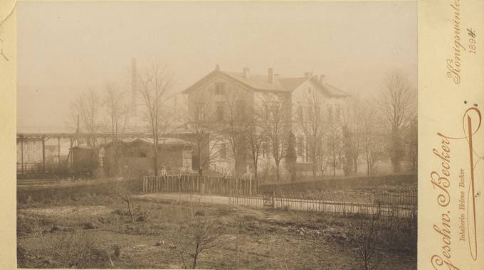 Foto des Bahnhofs im Jahr 1894