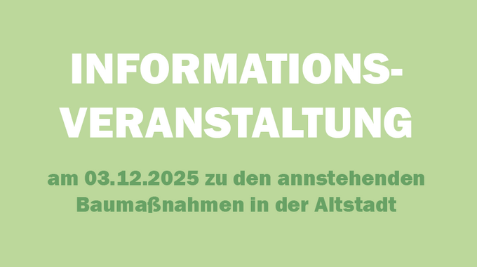 Informationsveranstaltung 03.12.25
