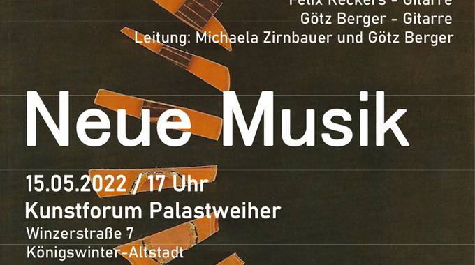 Plakat Konzert Neue Musik