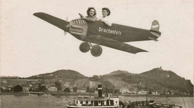 Kulissenfotos vom Drachenfels, 1930er–1950er Jahre