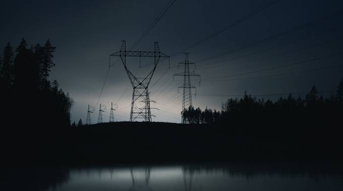 Großflächiger Stromausfall, auch Blackout genannt