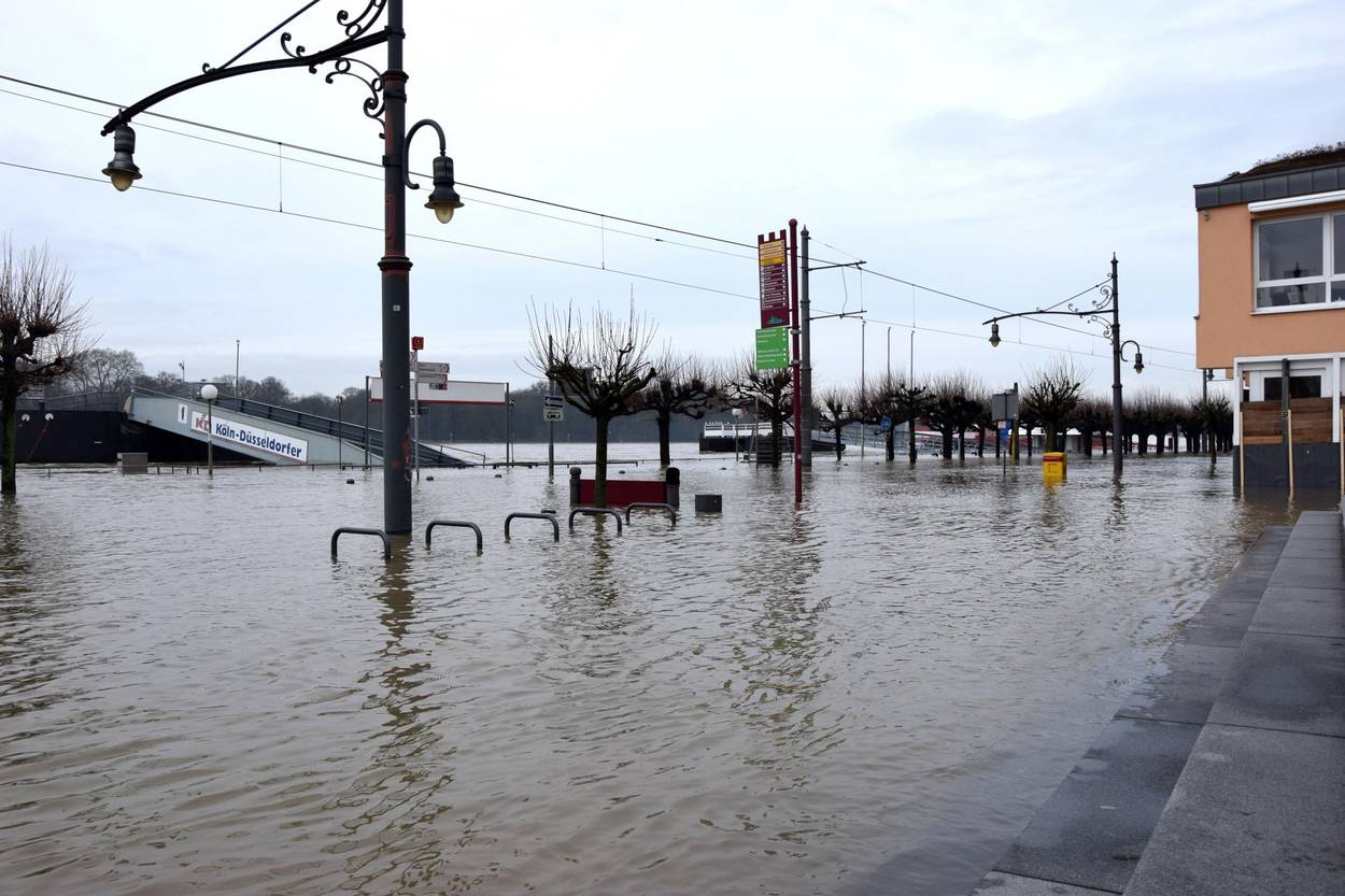 Archivbild Hochwasser Königswinter-Altstadt