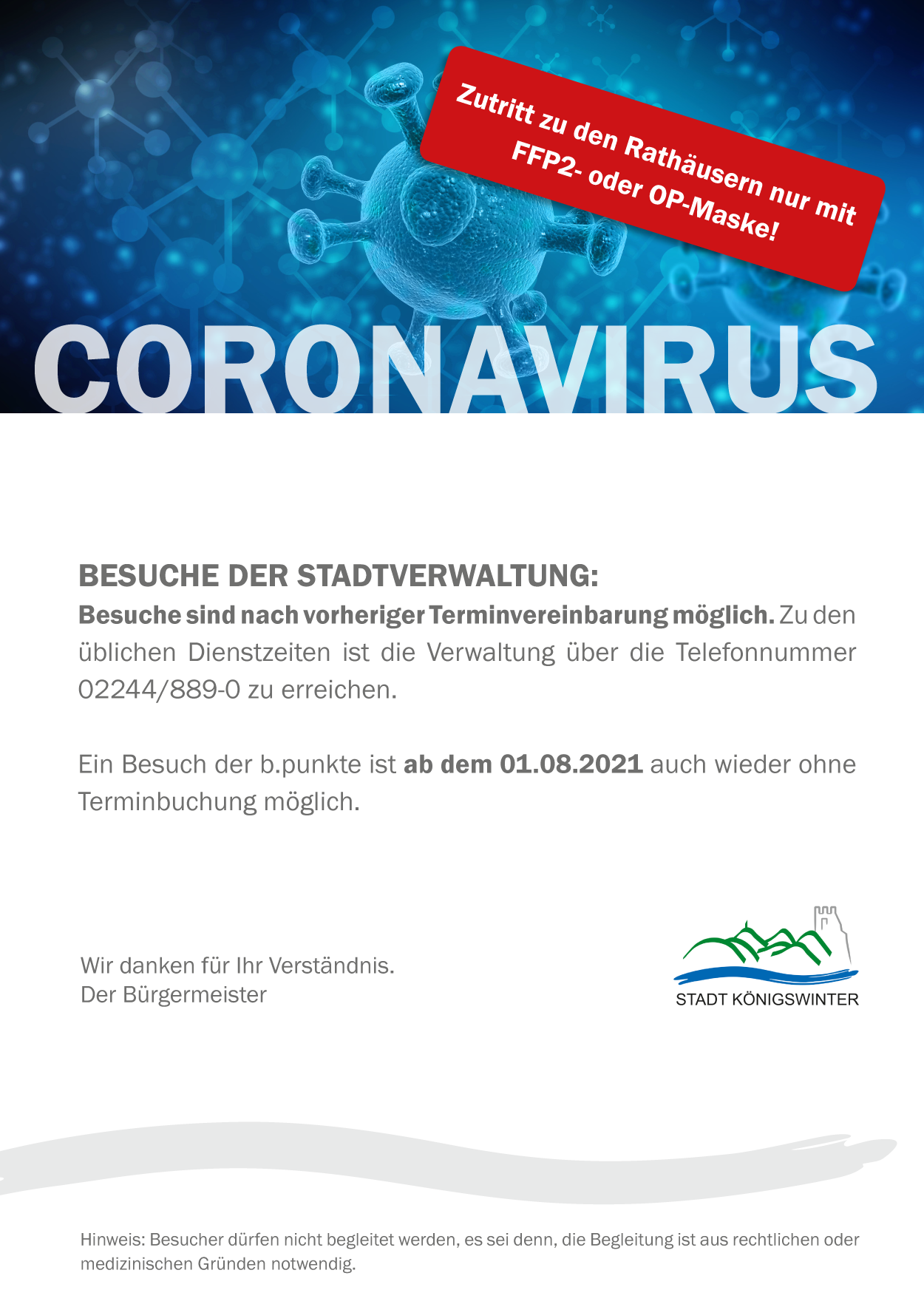 Besuche der Stadtverwaltung
