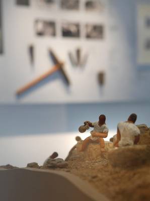 Einblick in die Dauerausstellung, Bergbau