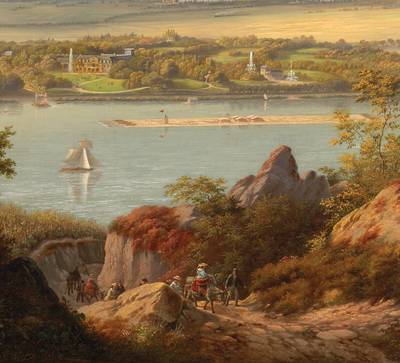 Blick vom Siebengebirge auf den Rhein