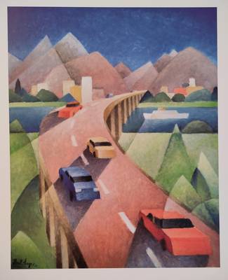 Paul Magar, Geschwungene Brücke, 1994 © Siebengebirgsmuseum Paul Magar, Geschwungene Brücke, 1994