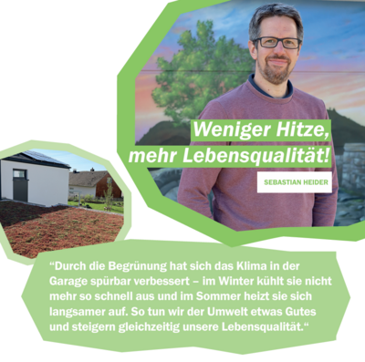 Plakat Dachbegrünung © Stadt Königswinter bild dachbegr nung