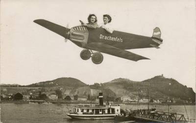 Kulissenfotos vom Drachenfels, 1930er–1950er Jahre