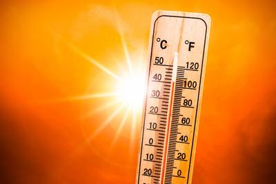 Thermometer: Hitze im Sommer