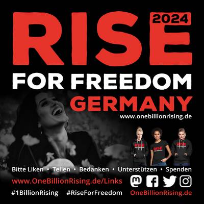 Plakat Rise for freedom Germany 2024