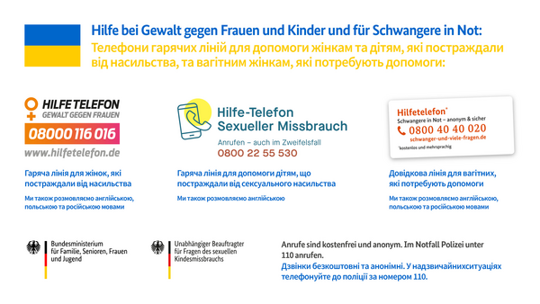 Hilfeangebote Frauen und Kinder dt ukr Kachel