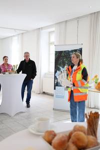 Bürgermeisterin Heike Jüngling bei der Abschlussveranstaltung