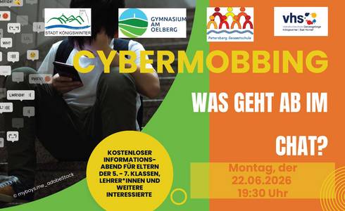 Informationsabend Cybermobbing Plakat zum Infoabend