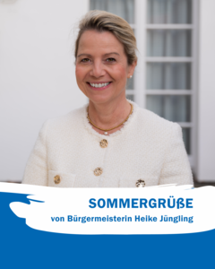 Bürgermeisterin Heike Jüngling sendet Sommergrüße an die Menschen in Königswinter © Foto: Frank Homann Portraitbild Heike Jüngling