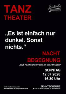 Plakat Tanztheater © Stadt Königswinter Plakat Tanztheater