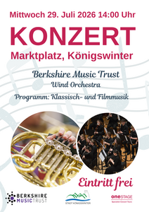 Plakat Konzert Berkshire Music Trust Plakat Konzert Berkshire Music Trust