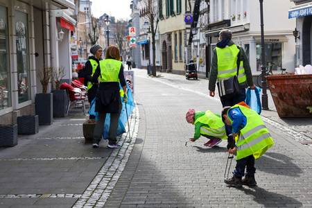 Auch die Kleinsten sammeln fleißig mit!