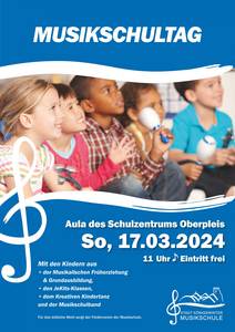 Plakat zum Musikschultag 2024