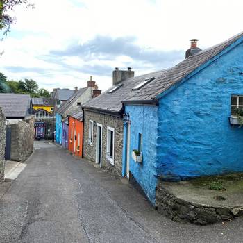Bunte Häuser in Irland