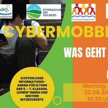 Informationsabend Cybermobbing Plakat zum Infoabend
