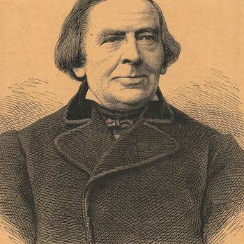 Karl Simrock (1802–1876) © Stadtarchiv Bad Honnef Illustration aus: Über Land und Meer, Nr. 48, 1876