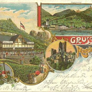 Historische Ansichtskarte, um 1900, Privatbesitz © Privat Historische Historische Ansichtskarte, um 1900, Privatbesitz