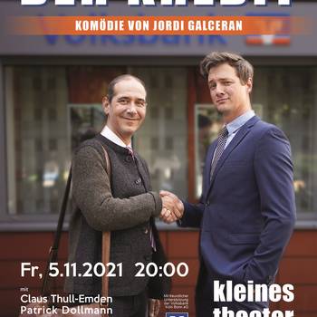 Theaterplakat zum Theaterstück &#34;Der Kredit&#34;
