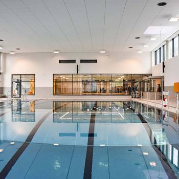 Schwimmhalle im Hallenbad Schwimmhalle im Hallenbad