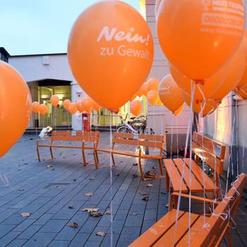 Das Statement am &#34;Orange day&#34;: Nein zu Gewalt!