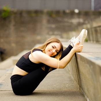 Janina Ziegert leitet den Jazz-Dance-Kurs der Musikschule.