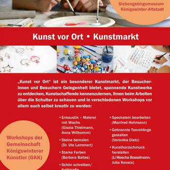 Plakat Kunst vor Ort