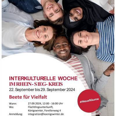 Interkulturelle Woche 2024 Beete für Vielfalt Poster