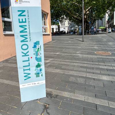 StädtebauSteleWillkommen