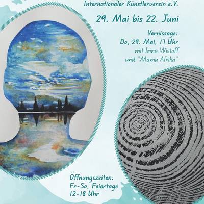 Plakat mit 2 Bildern zur Ausstellung