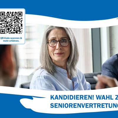 Wahlaufruf: Symbolbild Seniorin im Gespräch