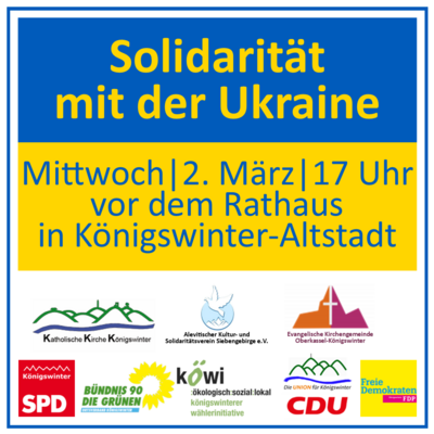 Ankündigung Kundgebung Ukraine