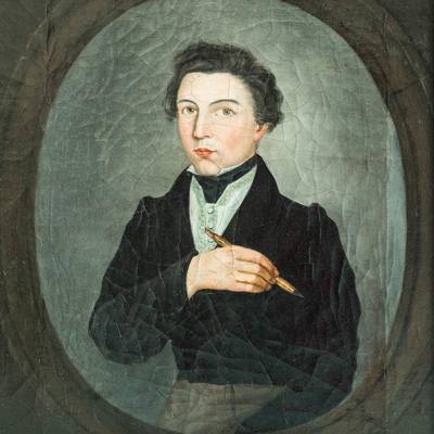 Otto Grashof (1812–1876): Porträt von Franz Ittenbach, 1832/1834, Öl auf Leinwand Siebengebirgsmuseum/Heimatverein Siebengebirge