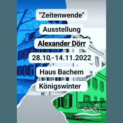 Ausstellungsplakat "Zeitenwende"