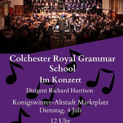 plakat colchester royal grammar school konigswinter marktplatz