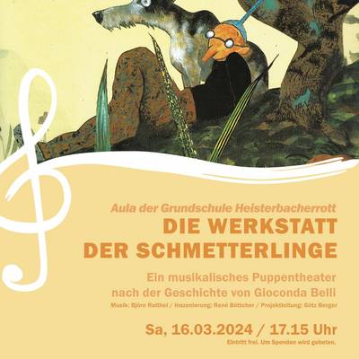 Plakat "Werkstatt der Schmetterlinge"