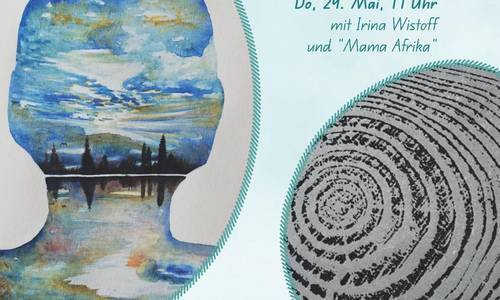 Plakat mit 2 Bildern zur Ausstellung