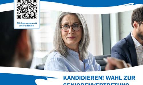 Wahlaufruf: Symbolbild Seniorin im Gespräch