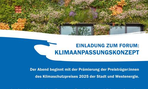Plakat Forum Klimaanpassungskonzept