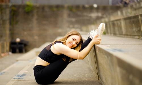 Janina Ziegert leitet den Jazz-Dance-Kurs der Musikschule.